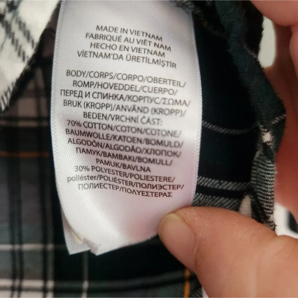 Ralph Lauren Performance Button Down Flannel Size 18 Months